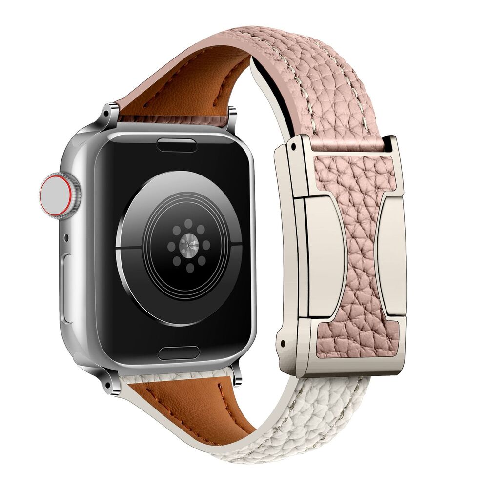 Leather Magnetic Buckle Band for Apple Watch