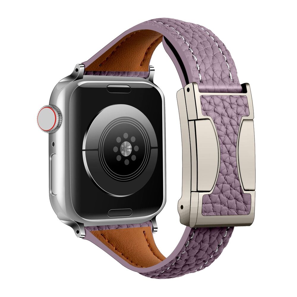 Leather Magnetic Buckle Band for Apple Watch