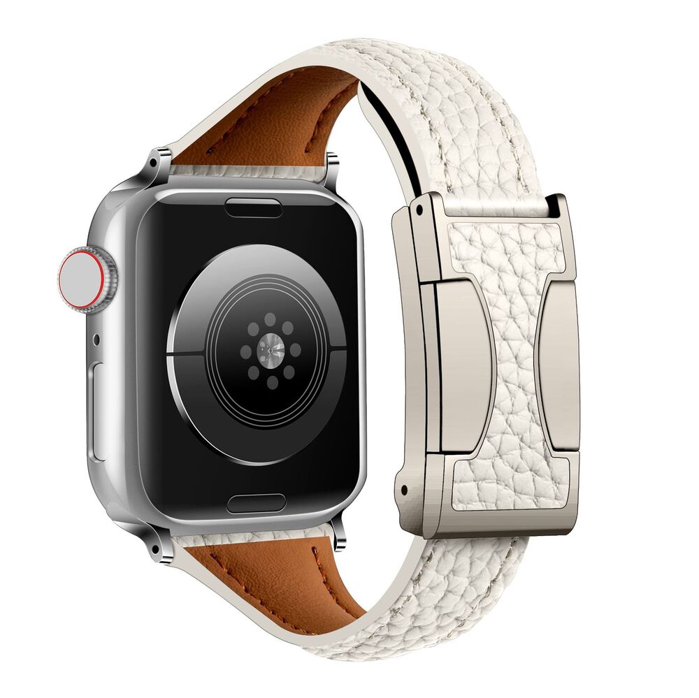 Leather Magnetic Buckle Band for Apple Watch