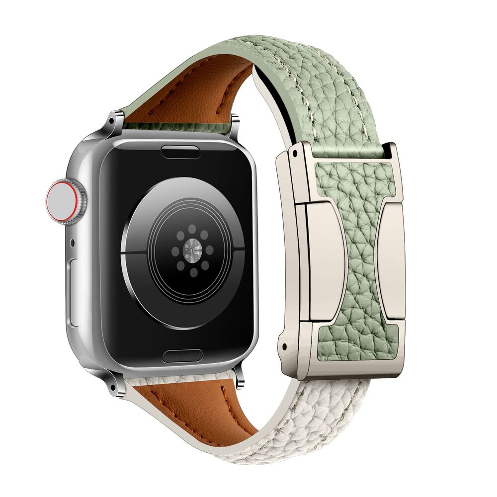 Leather Magnetic Buckle Band for Apple Watch