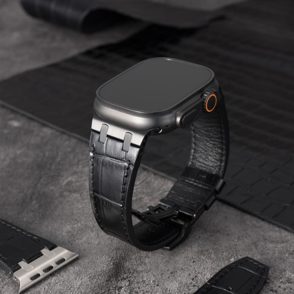 Bamboo Leather Deployment Strap | AP-Inspired