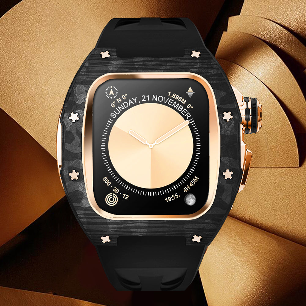 RM7013 Carbon Fiber Case Retrofit Kit For Apple Watch