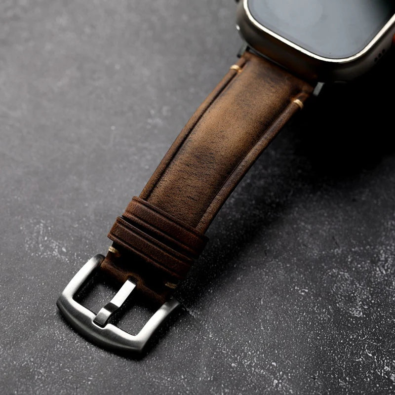 Classic Dark Brown Watch Band