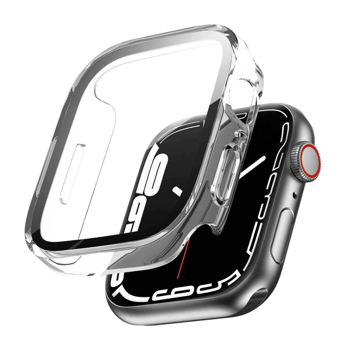 Electroplated case With Tempered Glass Film